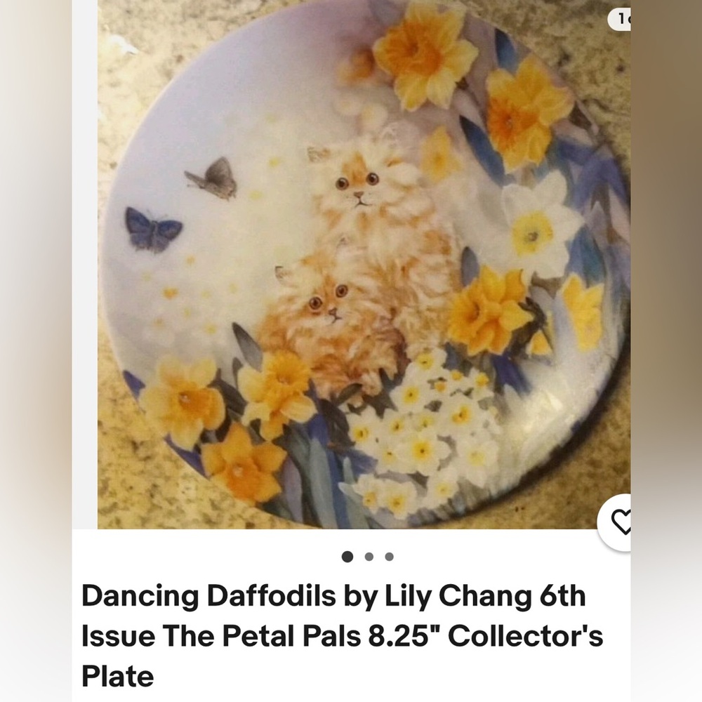 Dancing Daffodils Collector's Plate